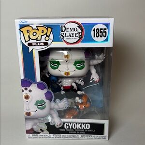NIB Funko Pop Plus Demon Slayer Gyokko Figure - Number 1855 Collectible